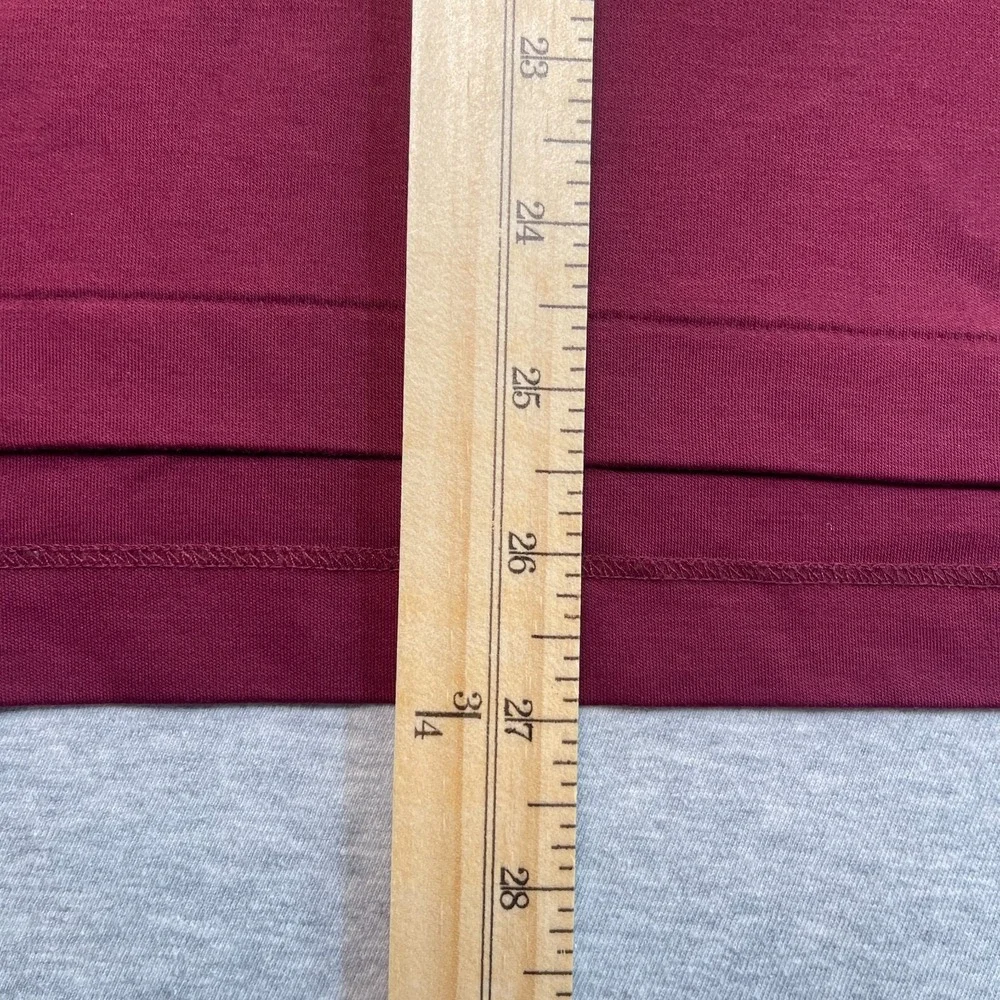 Polo Ralph Lauren Shirt Mens Medium M Burgundy Maroon Pima Soft Touch Polo Flaw